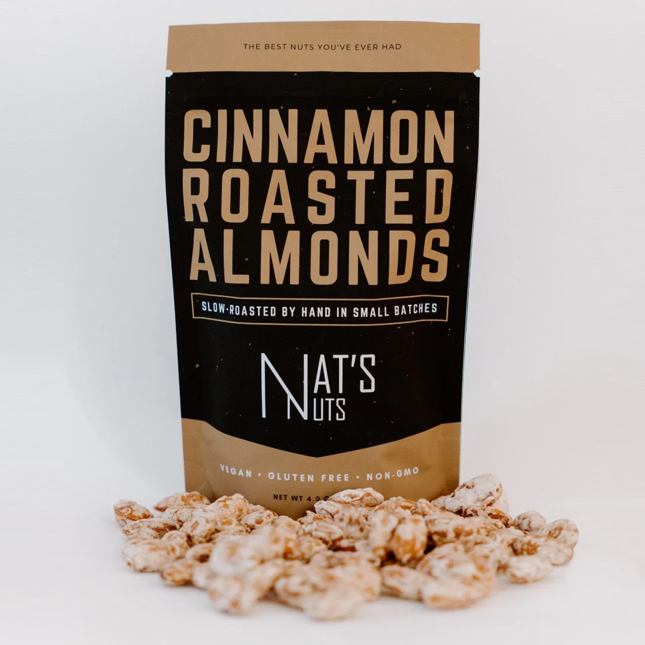 Nat's Nuts. Slow Roasted all natural favored nuts. Vegan and